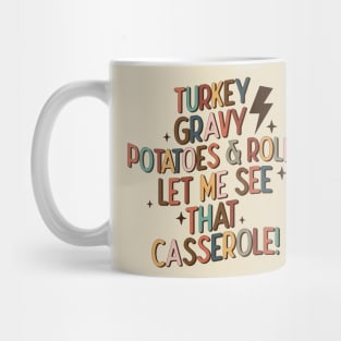 Turkey Gravy Rolls Casserole Mug